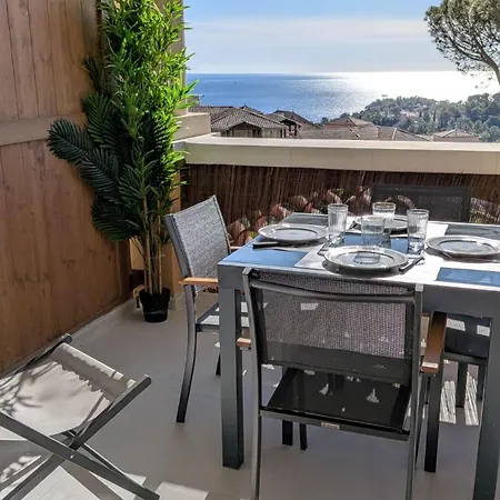 L'adresse Cap Esterel, T2 Vue Mer, Clim, Parking & 5 Piscines Lejlighed *